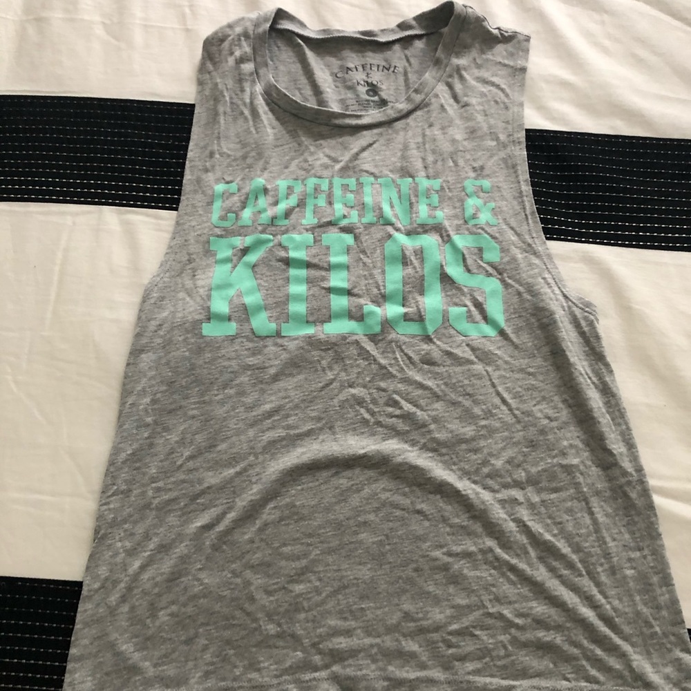 Caffeine and Kilos muscle tank